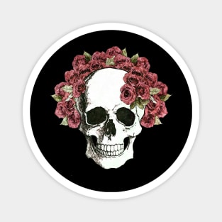 Floral Skull 12 Magnet